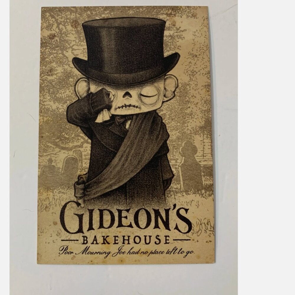 Gideon's Bakehouse Mourning Joe Menu Art Card March 2022 4" by 6" Disney Springs